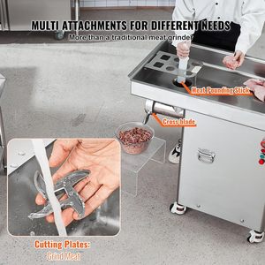 <span class=keywords><strong>Tritacarne</strong></span> Elettrico Commerciale Nuovo Automatico 36,7 Libbre/Min Motore 4000W Lama in Acciaio Inox 36,6x23,5x34,8 Pollici 3 Mesi - Product Image 3