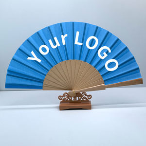 Abanico de Papel Plegable de Bambú con Diseño Personalizado al por Mayor de Fábrica, Abanico de Mano de Bambú para Regalos y Recuerdos - Product Image 5