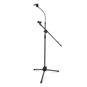 Studio recording equipment professional mounts & stands Heavy duty floor stand tripod stand for phone and microphone