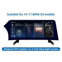 Écran lame Android 12.3 pouces pour Bmw x3 x4 F25 F26 2010-2018 système CIC/NBT/EVO lecteur multimédia stéréo Carplay Gps Navigation