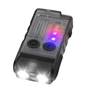 Asafee V20 mini <span class=keywords><strong>LED</strong></span> EDC Đèn pin không thấm nước USB có thể sạc lại đa chức năng vòng chìa khóa ngọn đuốc cho trường hợp khẩn cấp di động IP67 đánh giá - Product Image 2