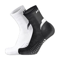 Chaussettes de compression unisexes pour adultes, en polyester/nylon, tricotées sans couture, pour le sport et la course à pied, écologiques, respirantes, numériques