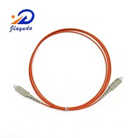 Premium OM1 OM2 1 Fiber Optical Jumper Selectable LC SC ST FC Orange Cable 62.5/125 50/125um Multimode Patch Lead