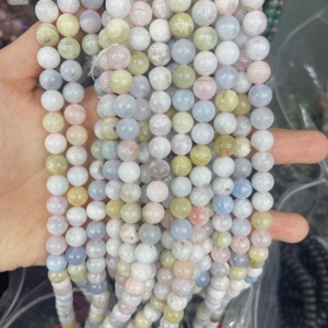 Pierre précieuse naturelle <span class=keywords><strong>de</strong></span> haute qualité 8mm jaune oeil <span class=keywords><strong>de</strong></span> tigre kyanite <span class=keywords><strong>malachite</strong></span> mélange perles rondes en vrac pierre pour bricolage faisant des bijoux - Product Image 2