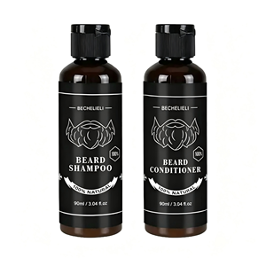 Set per la Cura della <span class=keywords><strong>Barba</strong></span> OEM/ODM, Gel Vegano con Logo Personalizzato, Siero all'Olio di Argan con Fragranza Organica, MOQ - Product Image 1