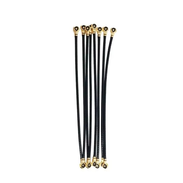 Copper RF Connector Jumper Coaxial Cable with Micro RG1.13 Antenna Cable for GSM/WiFi Antenna 50 Ohm Impedance DC-3GHz Frequency