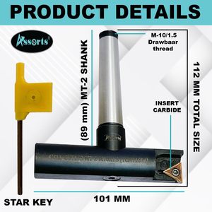 Assorts Indexable Fly Cutter 4 Inch Mt-2 Shank Tcmt1604 Insert For Cnc <b>Machining</b> Center - Product Image 4