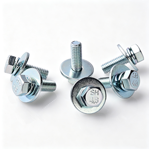 Conjunto de Pernos Hexagonales de Acero Inoxidable Confiables con Arandela Plana y Arandela de Resorte, Alta Resistencia a la Tracción - Product Image 5