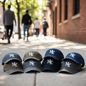 Gorra de Béisbol de Algodón Lavado con Bordado Ny, Negra, Azul Marino, Gris, Oliva, 32135, 360 Piezas - Product Image 3
