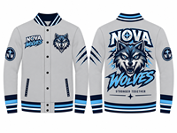 Veste de sport personnalisée pour hommes, veste bomber pour équipes sportives, logo personnalisé, sublimation, veste de baseball pour les clubs scolaires