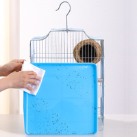 Personnalisable grand métal fil de fer perroquets oiseaux pinsons canari cage avec poignée et amovible 3 niveaux cage à oiseaux canari élevage