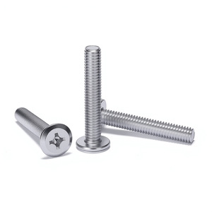 M6 <b>Flat</b> Head Phillips <b>Screws</b> Metric Carbon Steel Grade B Level 4.8 For Furniture And Communication Equipment - Product Image 3
