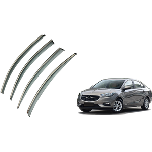 Injection Side Window Deflectors Visor Rain Guards for Buick Excelle GX 2018 Wind Deflector Auto Accessories - Product Image 1