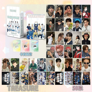 KPOP 50 unids/caja JIHOON YOSHI JUNKYU YOON JAE HYUK ASAHI DOYOUNG <span class=keywords><strong>HARUTO</strong></span> Laser Photocard Lomo Card Photo Card Holográfica - Product Image 2