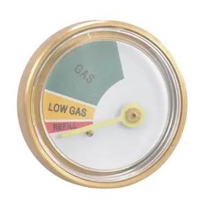 Manómetro de diafragma de latón de entrada trasera de 35mm Manómetro de gas LPG para el hogar y la industria