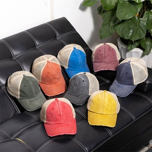 Casquette de camionneur en maille perforée personnalisée avec logo, visière courbée et fermeture à pression réglable pour l'extérieur – Vente en gros - Product Image 2