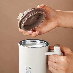 304 Stainless Steel Insulated Mug with Lid High-Appearance Office and Camping Tea Cup Coffee Cup <b>Thermos</b> Cup - Product Image 5