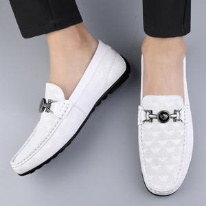 รองเท้าลำลองสำหรับผู้ชายฤดูร้อนรองเท้าแบบสวมบนทำจากหนังวัวระบายอากาศได้พื้นรองเท้านุ่มใส่ได้ทุกวัน - Product Image 2