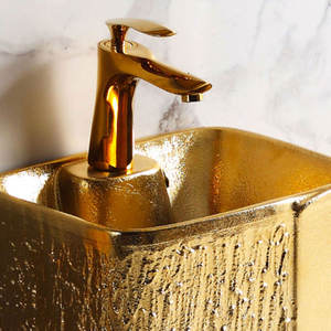 Европейский дизайн, рельефная раковина для ванной комнаты, керамическая раковина, подставка для умывальника, художественная раковина - Product Image 3