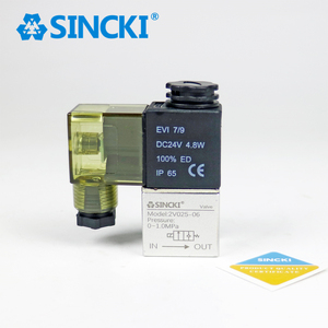 Válvula Solenoide Simple AirTAC Tipo 2V025-06/08, 12 VCC, 2/2 Vías, para Sistema de Oxígeno de Ambulancia, Medio de Trabajo: Aire - Product Image 6