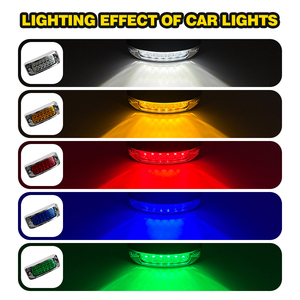 Đèn báo rẽ LED 12V-24V đa năng 4 inch 12 đèn LED cho ô tô và xe tải, tình trạng mới, dùng cho xe kéo và các loại xe - Product Image 2