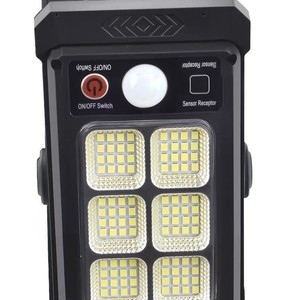 Solar Powered Wall Light Led With Sensor Waterproof Outdoor Indoor Fence Courtyard Clip Light Yx 528cob 6 4 Model - Product Image 3