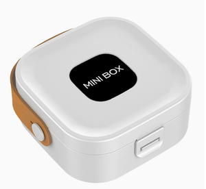 Customizable Logo <b>Mini</b> Jewelry <b>Box</b> Mirror Handle Small Travel Organizer Compact Plastic Case Buckle Closure Square Shape - Product Image 6