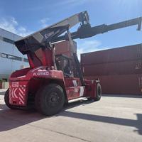 Reach Stacker d'occasion Kalmar, capacité 45 tonnes, machine portuaire lourde, bonne qualité, transpalette frontal pour conteneurs, entrepôt logistique