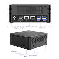 Mini PC X400 Más Reciente con 4 Núcleos y 8 Subprocesos AMD Ryzen3 Pro 4350G, Gráficos Radeon, SSD M.2 SATA, HHD TF, Doble DDR4, 4K HD DP para Entretenimiento