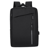 Sac à dos de voyage unisexe personnalisé résistant à l'eau, avec chargement USB, en tissu Oxford, et ceinture à coussin d'air, idéal pour l'université