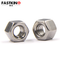Écrou hexagonal épais en acier inoxydable A2-70 304 M3-M10 écrous hexagonaux