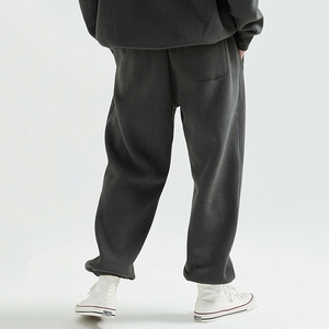 Pantalon de survêtement bon marché pour hommes, Streetwear personnalisé, pantalon de survêtement unisexe en molleton de coton épais d'hiver, vente en gros - Product Image 2