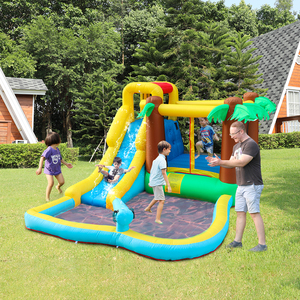 Maison gonflable pour bébés Château de maison gonflable pour toboggan aquatique Maison gonflable pour ballons gonflables - Product Image 1