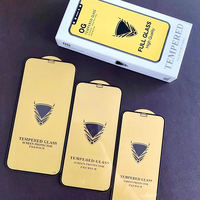 Protection d'écran en verre trempé HD transparent avec colle intégrale pour iPhone Samsung Xiaomi Huawei