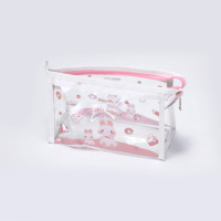 Sac à crayons en PVC personnalisé classique avec logo, étui à crayons transparent en PVC, trousse scolaire pour enfants, étui pour étudiants, garçons et filles