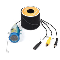 Câble de 15 m, détecteur de poissons 1000TVL, caméra de pêche sous-marine HD 7 pouces, système de caméra étanche IP68/résistant aux intempéries, kit avec 12 lumières LED blanches