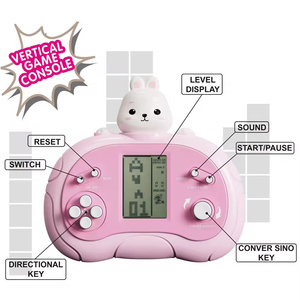 Classico Puzzle <span class=keywords><strong>Tetris</strong></span> Russo, Gioco Elettronico Portatile con Blocchi, Console <span class=keywords><strong>di</strong></span> Gioco Retrò per Bambini - Product Image 5