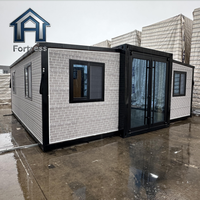 Chambre pliante préfabriquée ignifuge et insonorisée pour le camping, le glamping, les hébergements, maison-conteneur avec salle de bain et cuisine