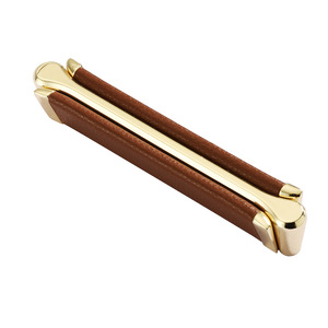 JAYA Modern High Quality Zinc Alloy Hardware Kitchen Cabinet Furniture <strong>Door</strong> Handle Drawer Decorative Leather Handle <strong>Knobs</strong> - Product Image 4