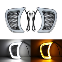 Atubeix LED Tracer Phare Vent Accents Parfait Fit pour 2015-2021 pour Harley Road Glide Motos