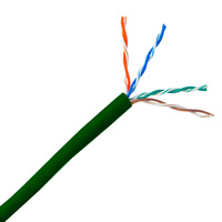 Cable de Red Interior LSOH UTP CAT5e 4X2X24AWG OFC Color Gris en Conformidad con CPR Cca-s1a,d0,a1  B2ca-s1a,d0,a1