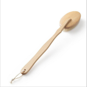 Eco-Friendly Long Handle Dual Purpose Wooden <strong>Bath</strong> <strong>Brush</strong> - Product Image 2