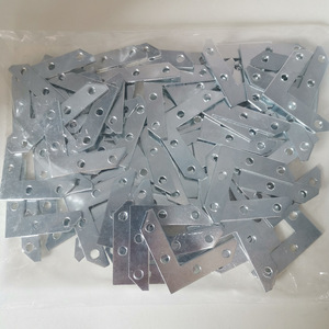 Support d'angle en alliage d'aluminium à quatre yeux, 45mm x 41mm, épaisseur 2mm, pour accessoire de quincaillerie de cadre photo - Product Image 4