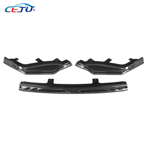 Alerón de parachoques delantero de coche con aspecto de carbono ABS negro brillante, extensión de divisor de labios de barbilla para <span class=keywords><strong>Lexus</strong></span> <span class=keywords><strong>IS300h</strong></span> IS350 <span class=keywords><strong>F</strong></span> Sport XE30 2017-2020 - Product Image 3