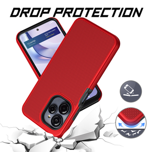 Cho Blu xem tốc độ siêu 5G di động trường hợp hai lớp Heavy Duty chống sốc bảo vệ chống trượt bằng chứng kết cấu điện thoại Bìa - Product Image 4