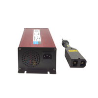 Chargeur de batterie au plomb-acide Powerwise Hardin HD600W 36V/12A 600W pour scooter/voiture électrique avec coque rouge AC 110V