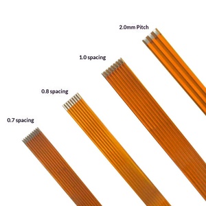 สายริบบิ้นเชื่อม FPC ระยะพิทช์ 0.7/0.8/1.0/2.0 3P-50 พิน ความยาว 10-200 ผลิตในจีน สำหรับใช้ในอุปกรณ์อิเล็กทรอนิกส์ - Product Image 1