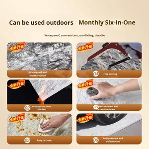 Gạch ốp tường giả đá PU khổ lớn, nhẹ, chống thấm, thiết kế hiện đại, dùng cho khách sạn, trong nhà và ngoài trời - Product Image 3