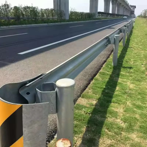 Panneau de barrière de sécurité routière en acier Q235/Q355 avec revêtement en poudre certifié ISO9001 CE, type W, protection H1W2 - Product Image 4