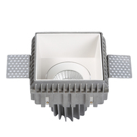 Projecteur LED COB au design moderne, Spot sans coupe réglable de 7W pour les projets d'hôtel